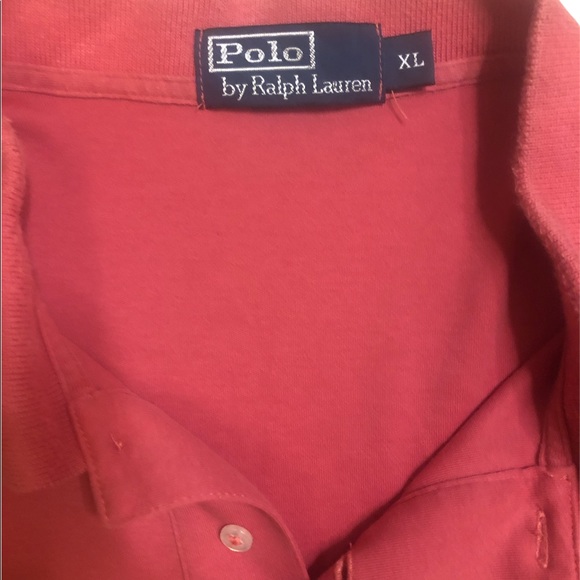 Salmon Polo by Ralph Lauren Collared Short Sleeved Polo - Picture 4 of 4